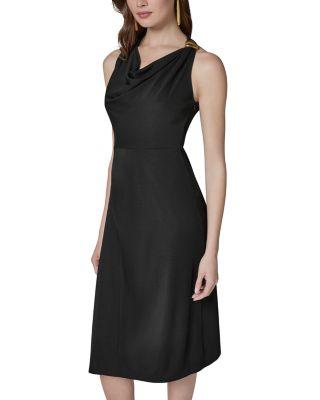 Cowlneck A Line Dress by DKNY