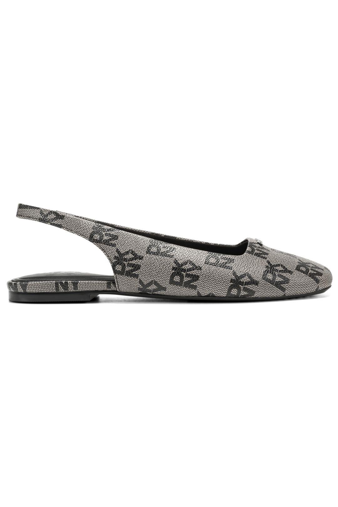 Darrow Logo - Slingback Flat 5Mm Black by DKNY