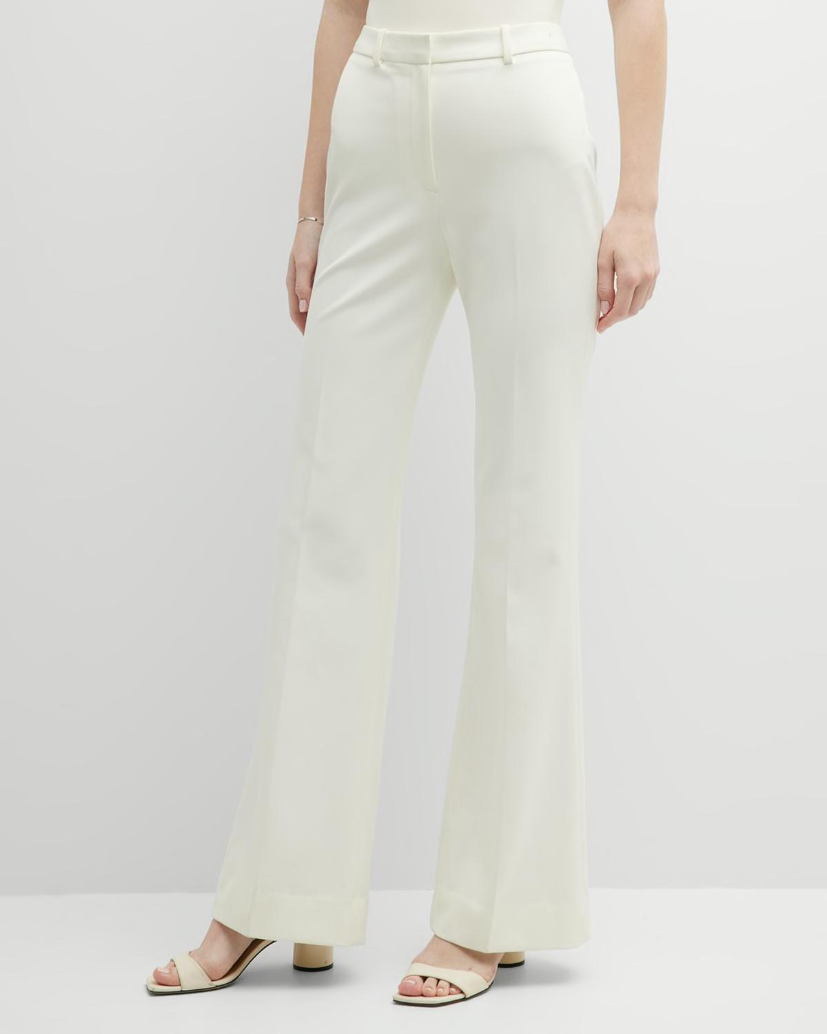 High-Rise Flare Pants by DKNY