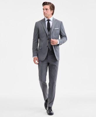 Men's Modern-Fit Vested Nested Suit by DKNY
