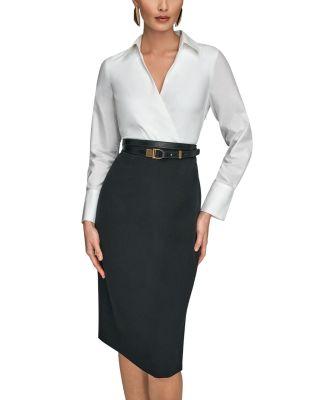 Mixed Media Dress by DKNY
