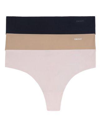 Seamless Litewear Cut Anywhere Thong 3PK by DKNY