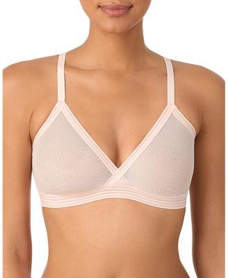 Sheer Stripe Bralette by DKNY