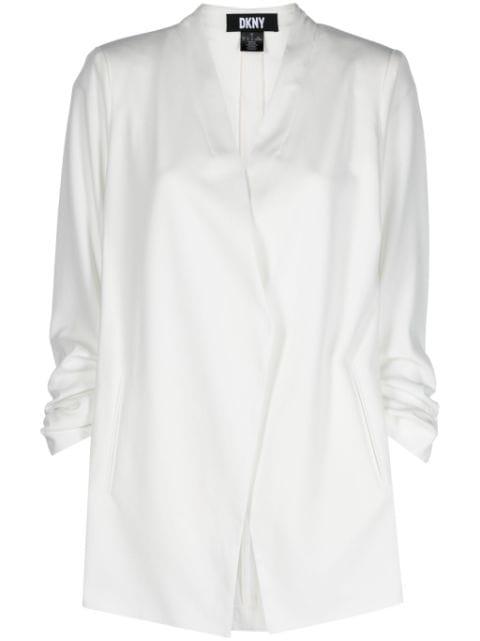 V-neck long-sleeve blazer by DKNY