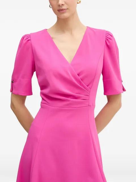 V-neck short-sleeve dress by DKNY
