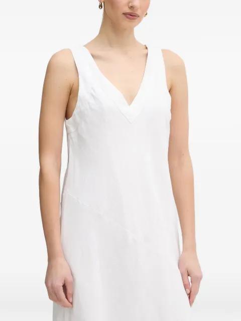 V-neck sleeveless midi dress by DKNY