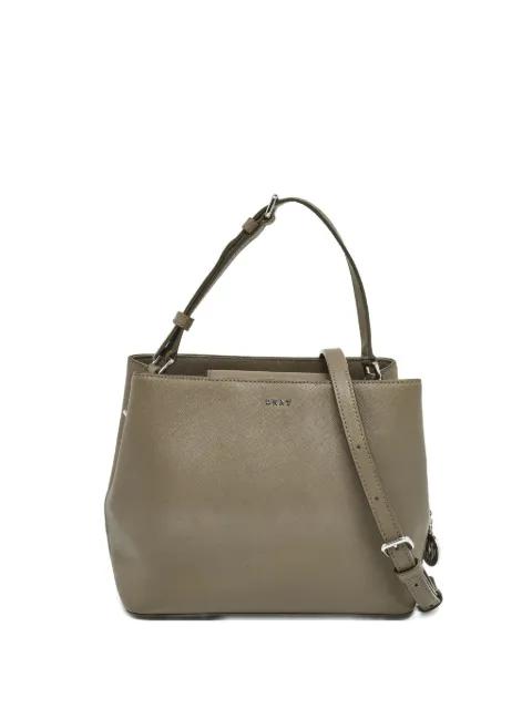 leather satchel bag by DKNY VINTAGE