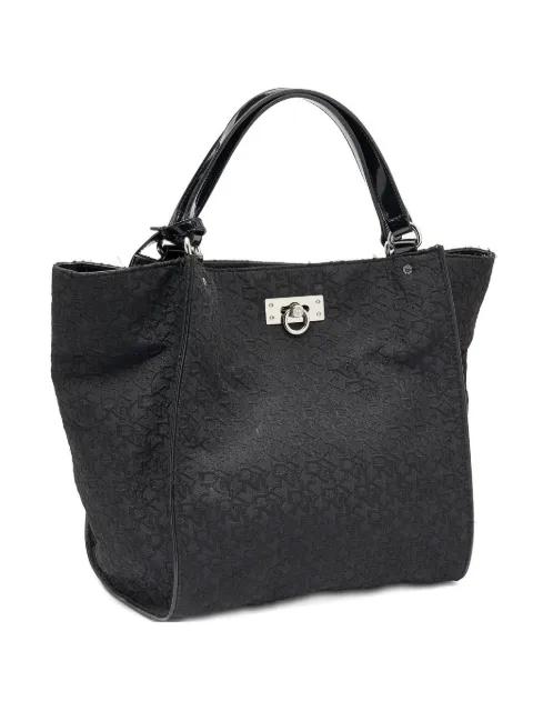 leather tote bag by DKNY VINTAGE