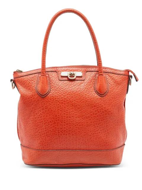 leather tote bag by DKNY VINTAGE