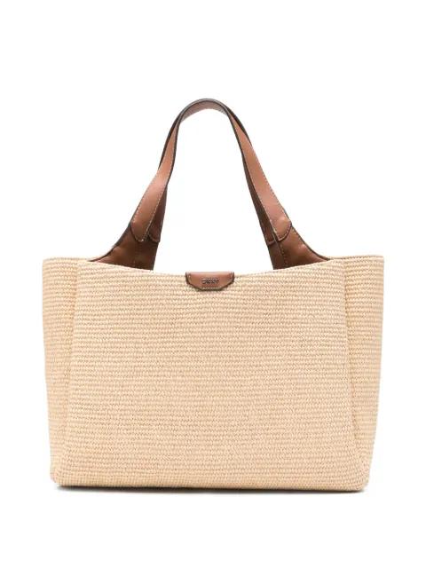 Willa woven tote bag by DKNY