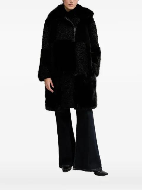 Winter faux-fur coat by DKNY
