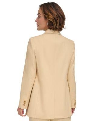 Women's Faux-Double-Breasted Button-Front Blazer by DKNY