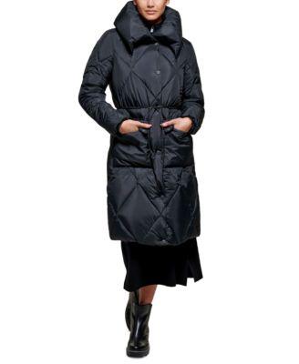 Women's Pillow-Collar Drawstring Puffer Coat by DKNY Women's Pillow-Collar Drawstring Puffer Coat by DKNY