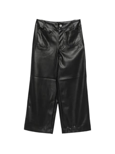 belt-loop zip-fastening trousers by DKNY