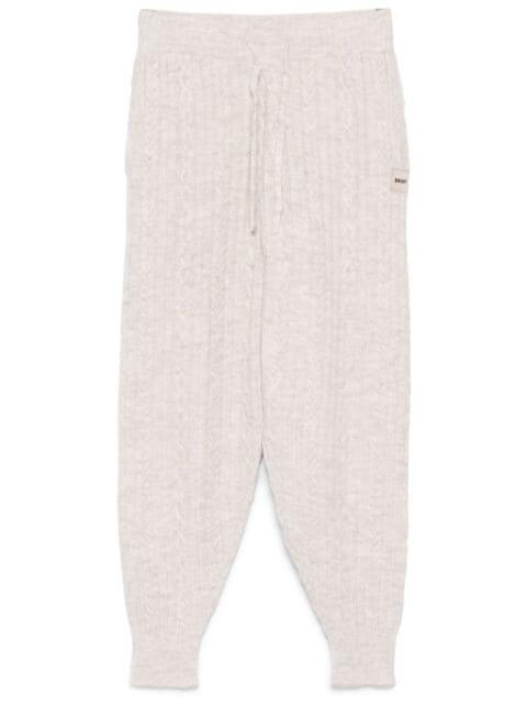 cable-knit trousers by DKNY