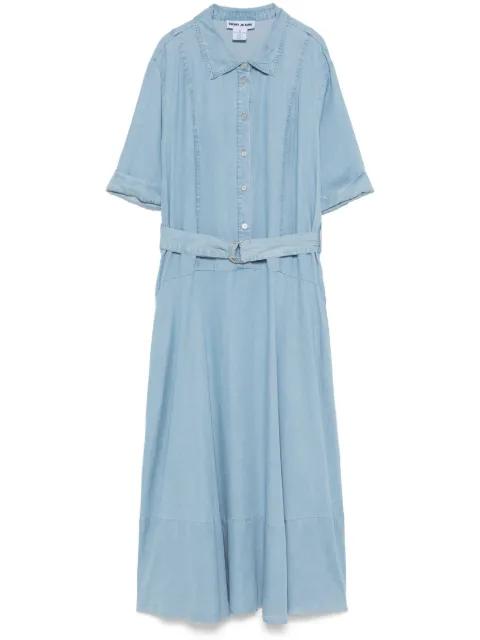 dropped-waist midi dress by DKNY