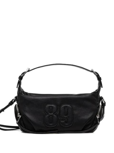 embossed-number shoulder bag by DKNY