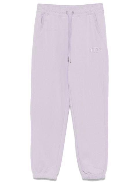 embroidered-logo track pants by DKNY