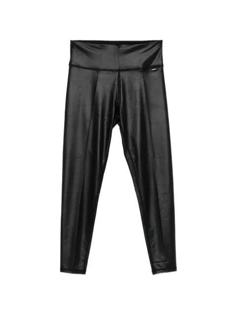 faux-leather leggings by DKNY