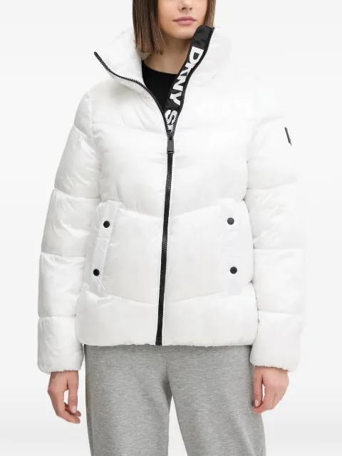 funnel-neck padded jacket by DKNY