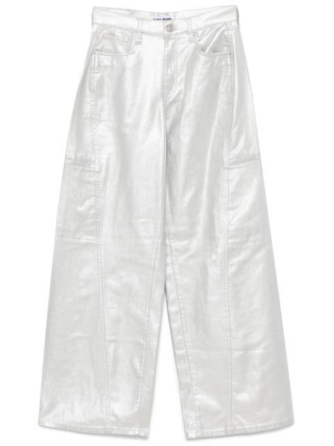 high-rise cargo trousers by DKNY