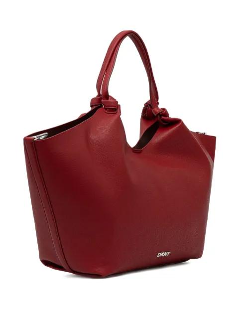 large Paulaknotted handle tote bag by DKNY