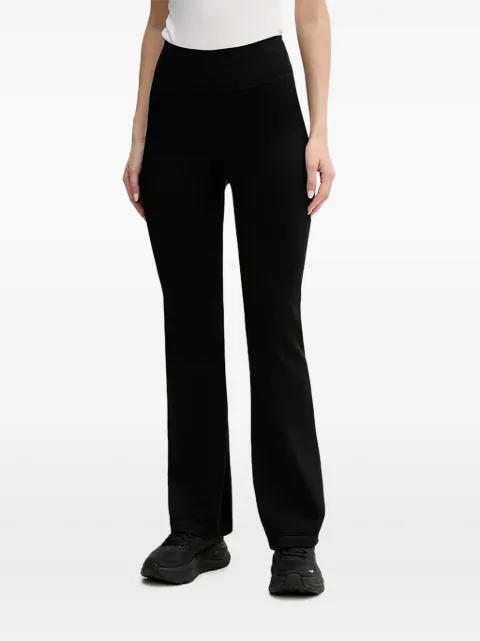 logo-detail flared trousers by DKNY