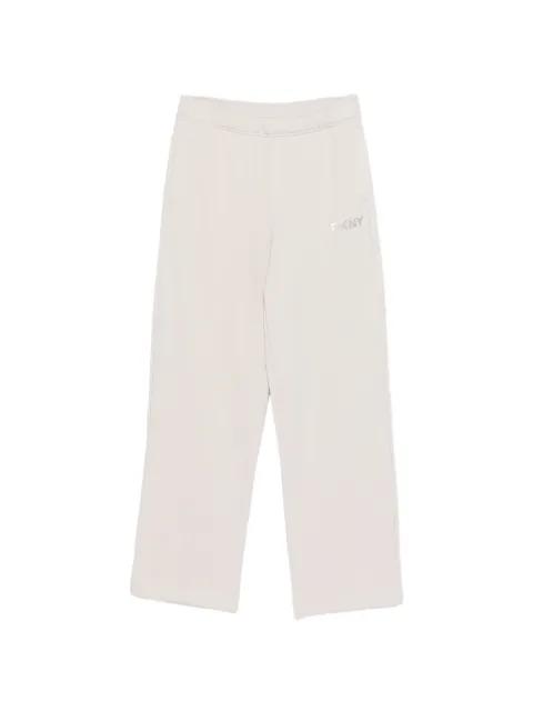 logo-detail pocket track pants by DKNY