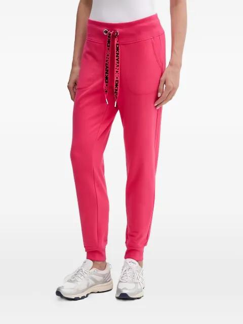 logo drawstring trousers by DKNY