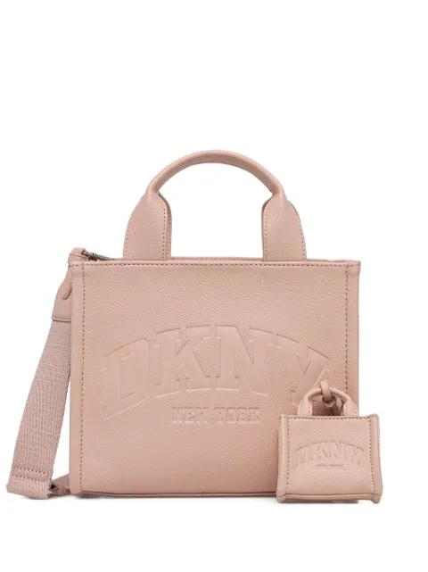 logo-embossed tote bag by DKNY
