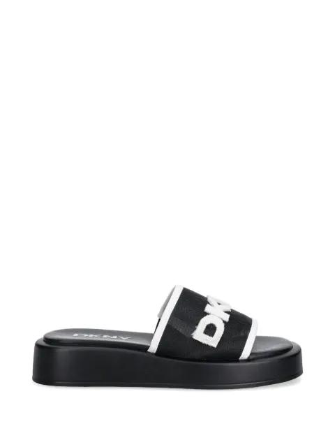 logo flatform slide by DKNY