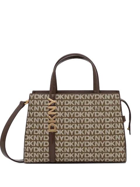logo-pattern satchel by DKNY