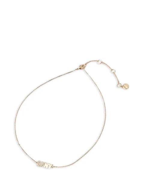 logo-pendant necklace by DKNY