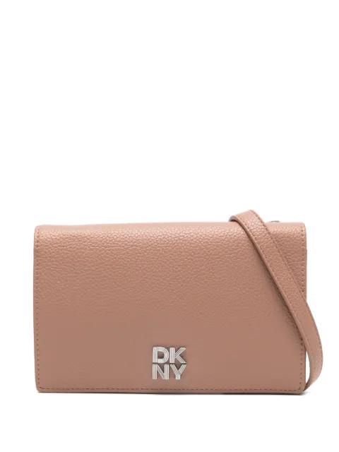 logo-plaque mini bag by DKNY