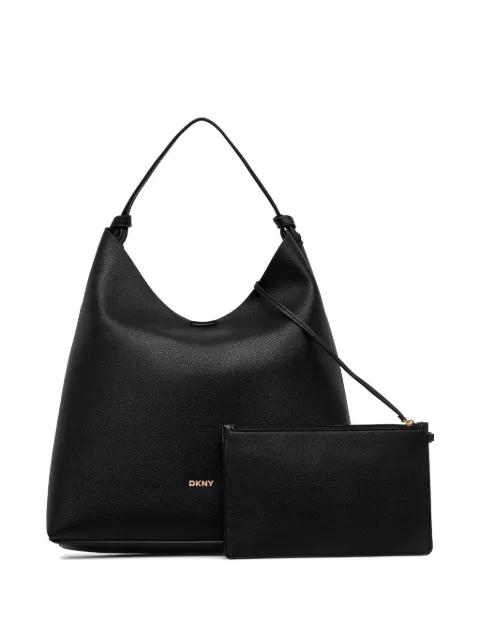 logo-plaque tote bag by DKNY