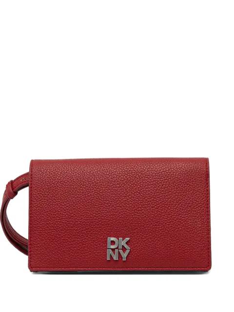 logo-plaque wallet by DKNY