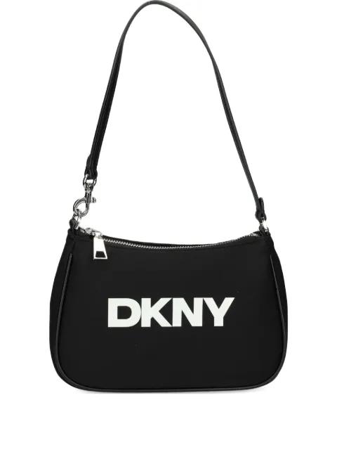 logo-print shoulder bag by DKNY