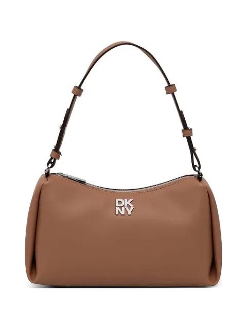logo zip shoulder bag by DKNY