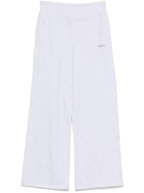 mélange-effect track pants by DKNY