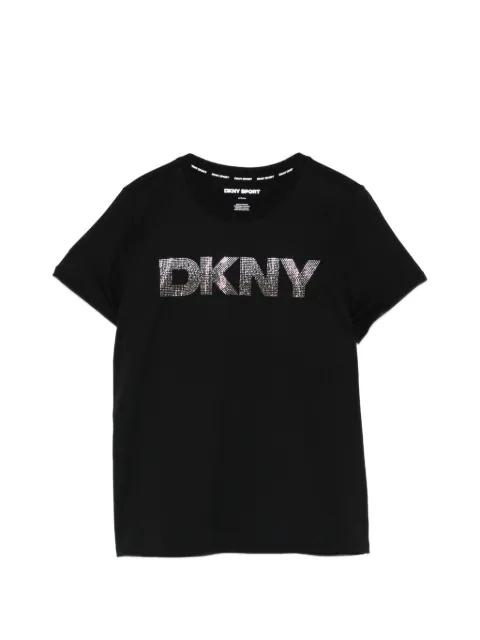 ombre rhinestone T-shirt by DKNY