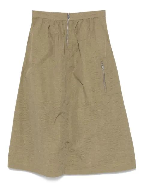 perforated midi skirt by DKNY