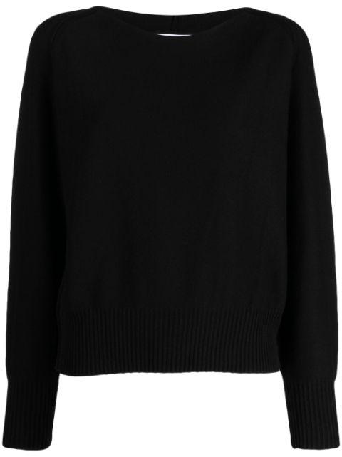 round-neck long-sleeve jumper by DKNY