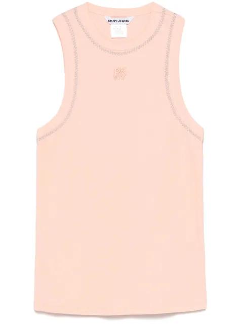 stud-detailing tank top by DKNY