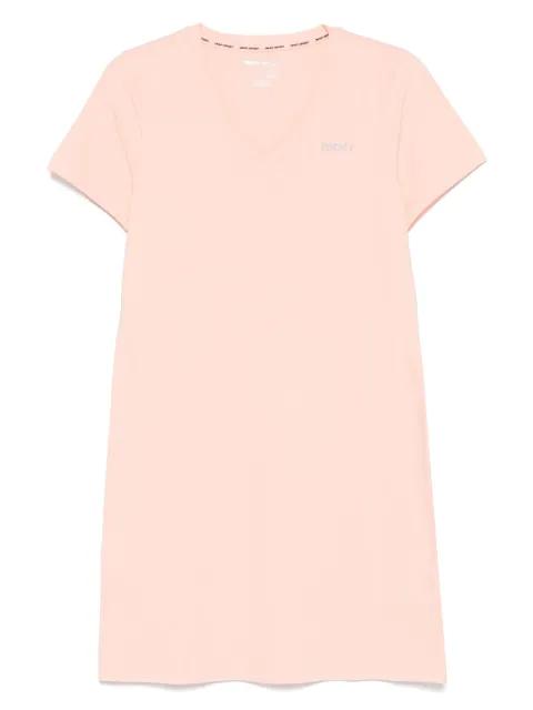 studded-logo mini dress by DKNY