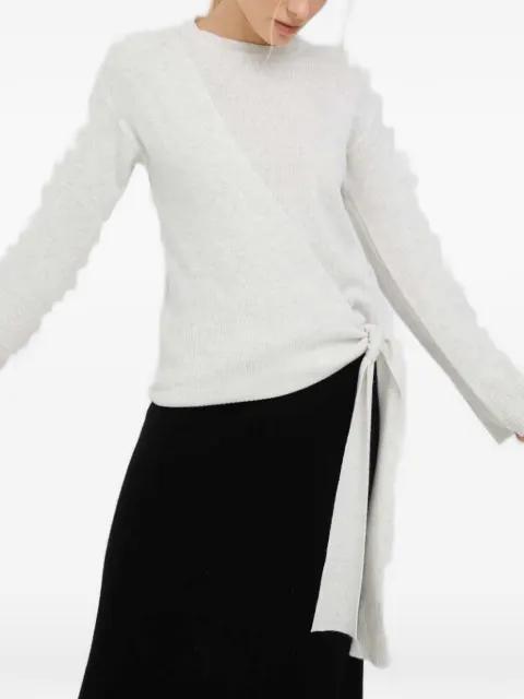 tie-detail sweater by DKNY