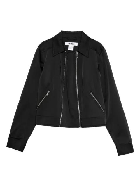 zip-front jacket by DKNY