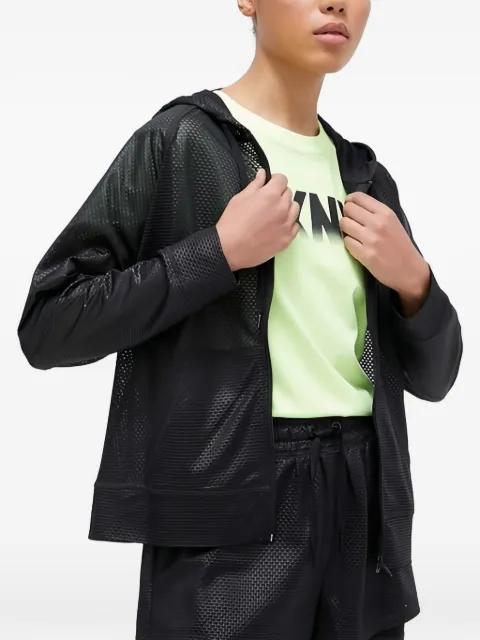 zip-up hoodie by DKNY