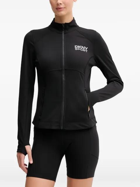 zip-up long-sleeved top by DKNY