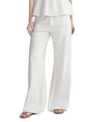 Alex Aura Baggy Wide Leg Low Rise Jeans in White Lace by DL1961