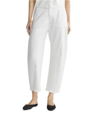 Bilie Easy Barrel Leg High Rise Jeans in White by DL1961
